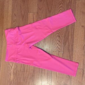 Zyia Active Light N' Tight Thigh Pocket Crop Leggings 19" inseam 6-8